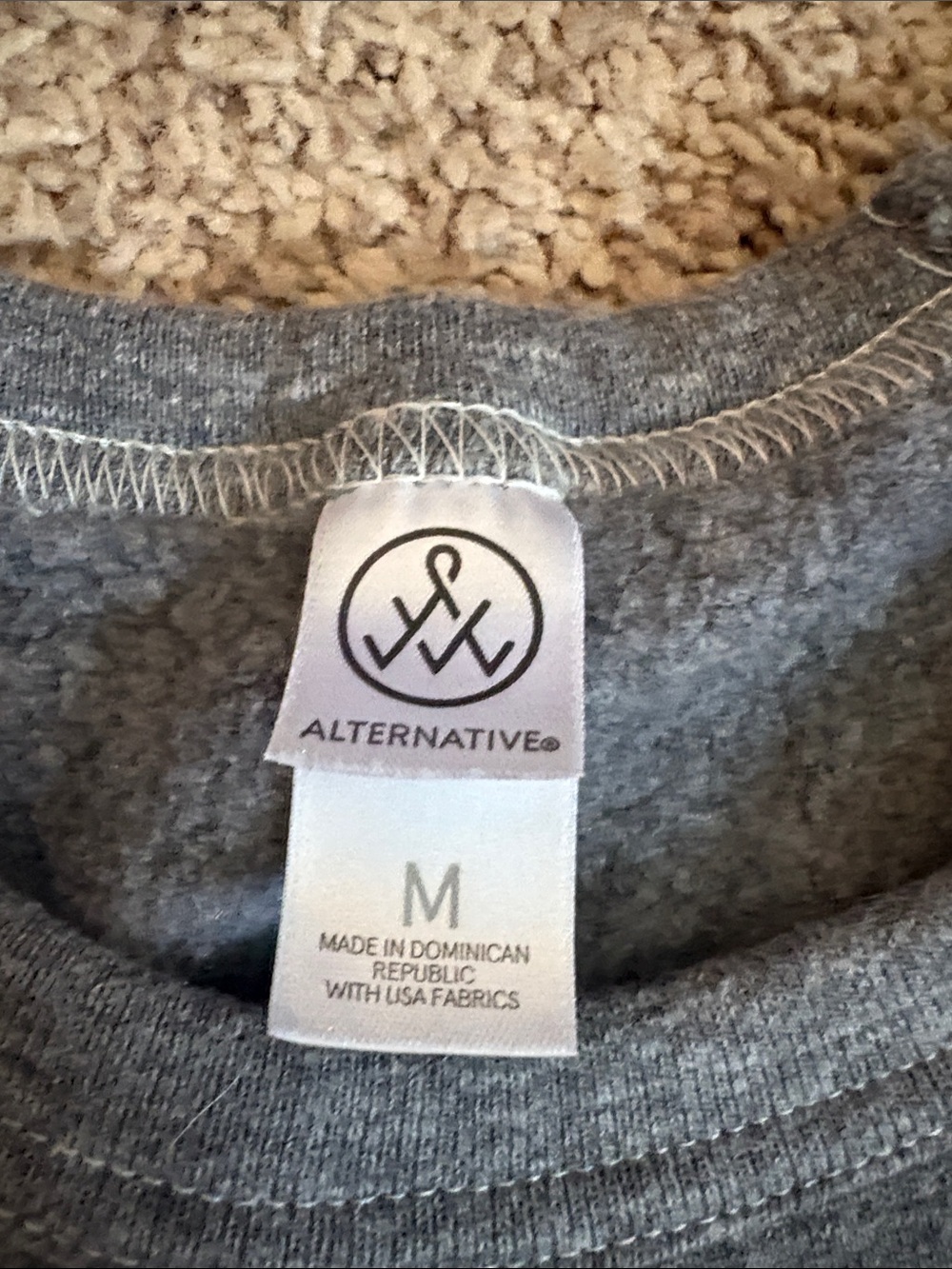 Alternative Gray 'Airport Drinks' Crewneck Sweatshirt - Picture 3 of 5